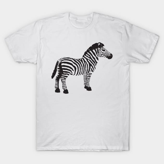 ZEBRA Pop Art T-Shirt by BruceALMIGHTY Baker